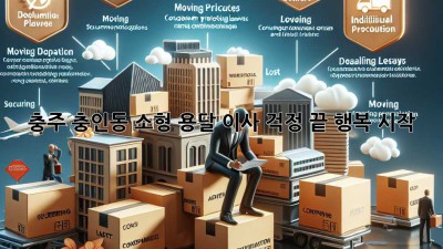 충주 충인동 소형 용달 이사, 걱정 끝 행복 시작!