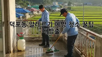 덕포동 알레르기 예방 청소🧹 꿀팁 대방출! ✨